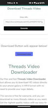 Threads Video Downloader gallery image