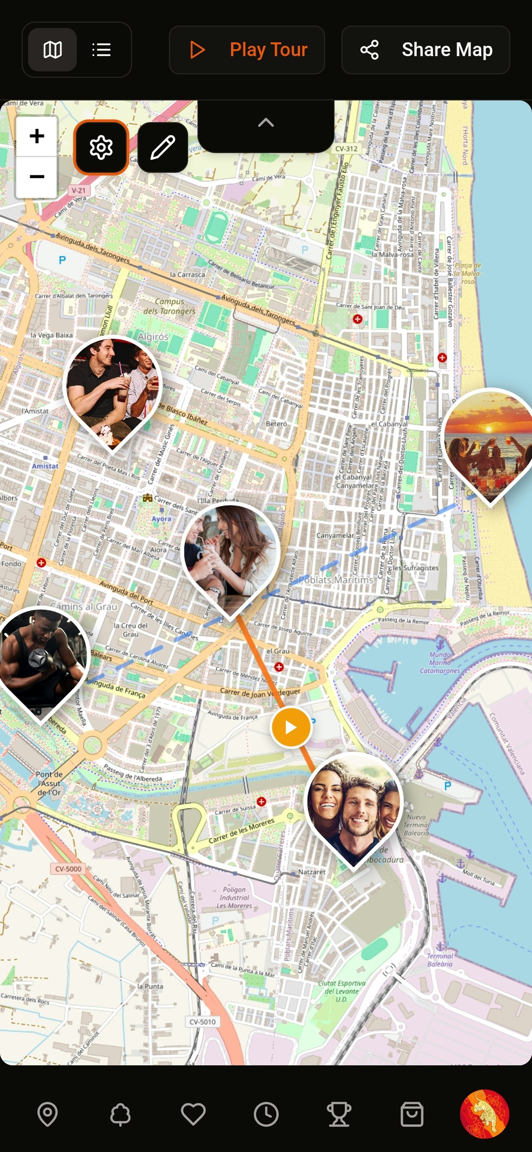 Memory Map - Main product screenshot demonstrating key features and user interface