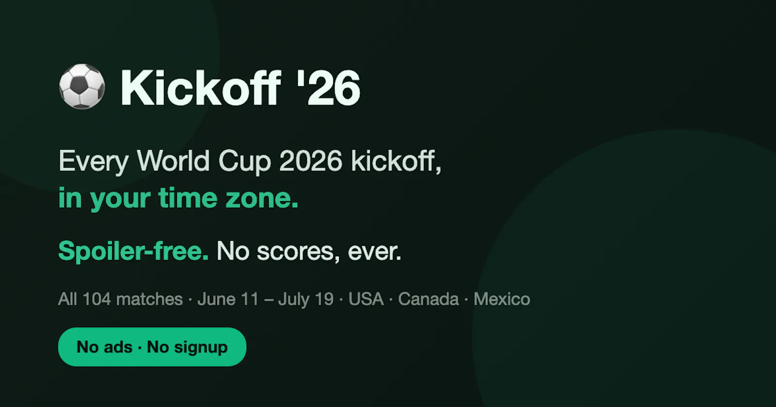 Kickoff '26 screenshot 1