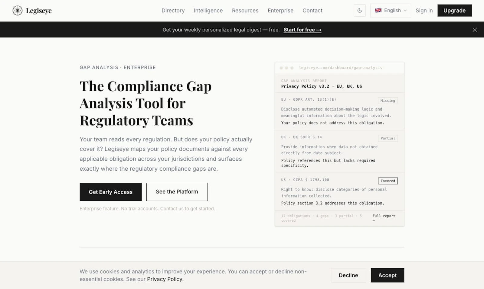 Legiseye screenshot 3