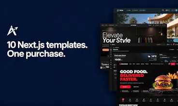 Aniq UI Bundle: 10 Next.js Templates gallery image