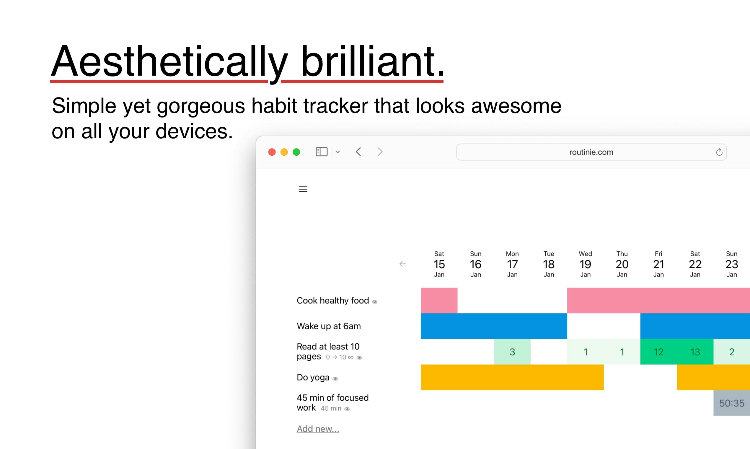 Routinie gallery image