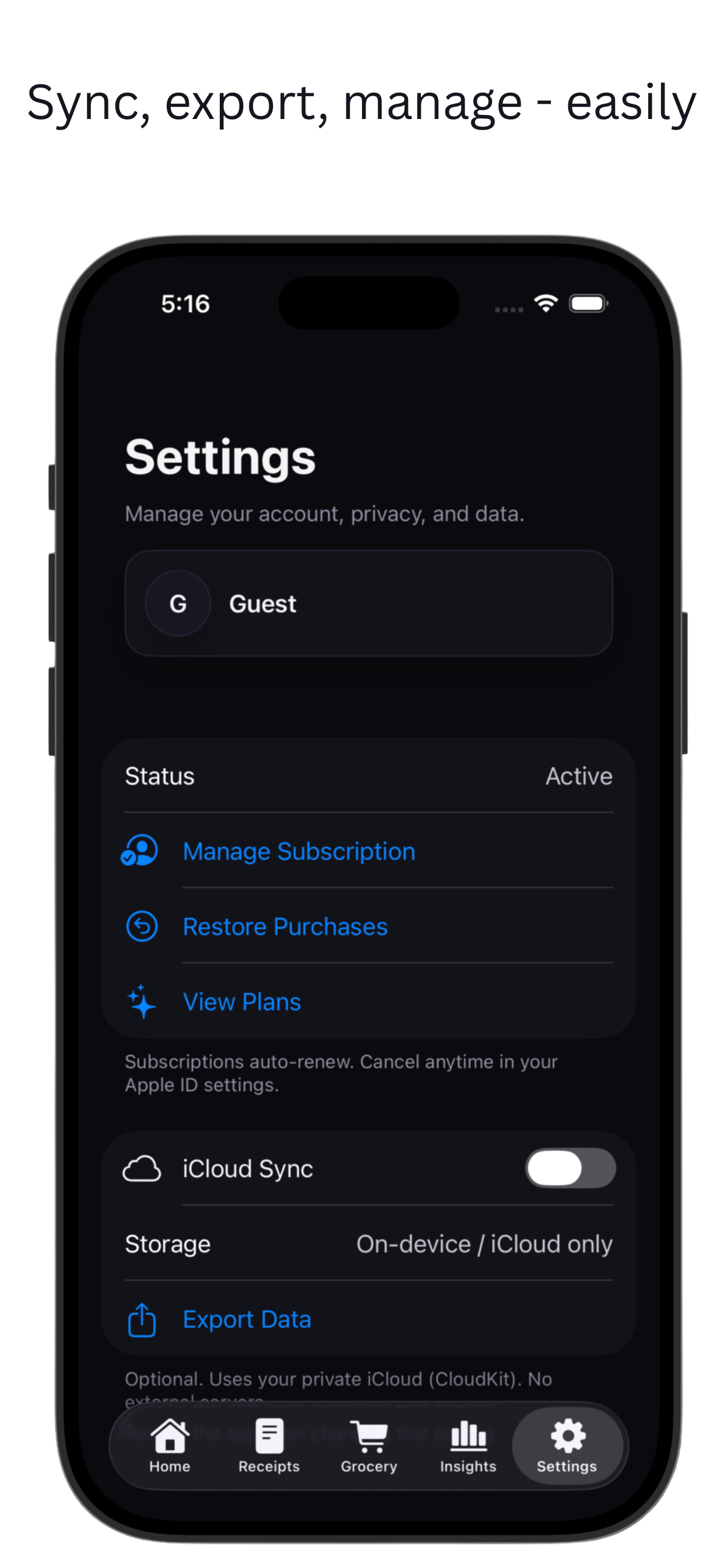 Receiptr gallery image