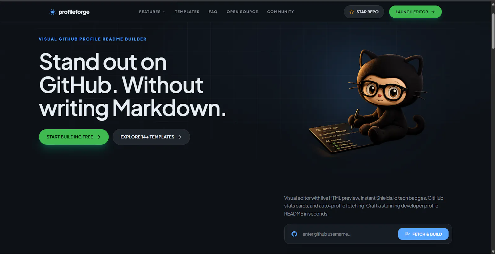 ProfileForge  screenshot 1