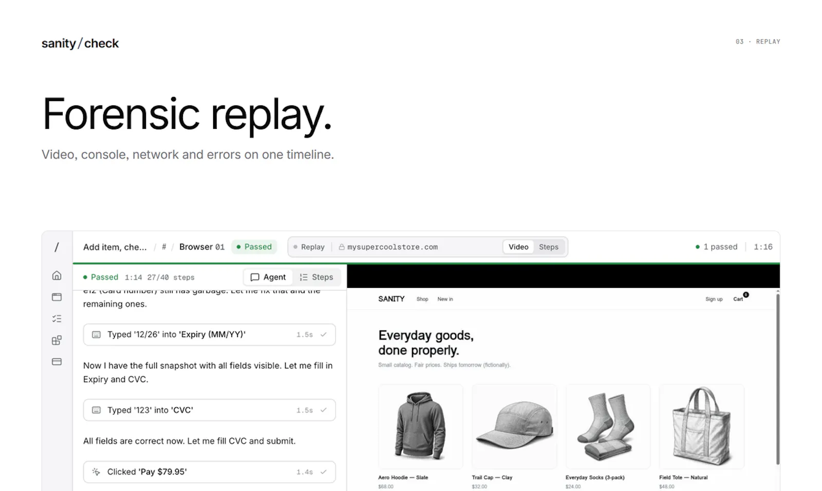 SanityCheck screenshot 6