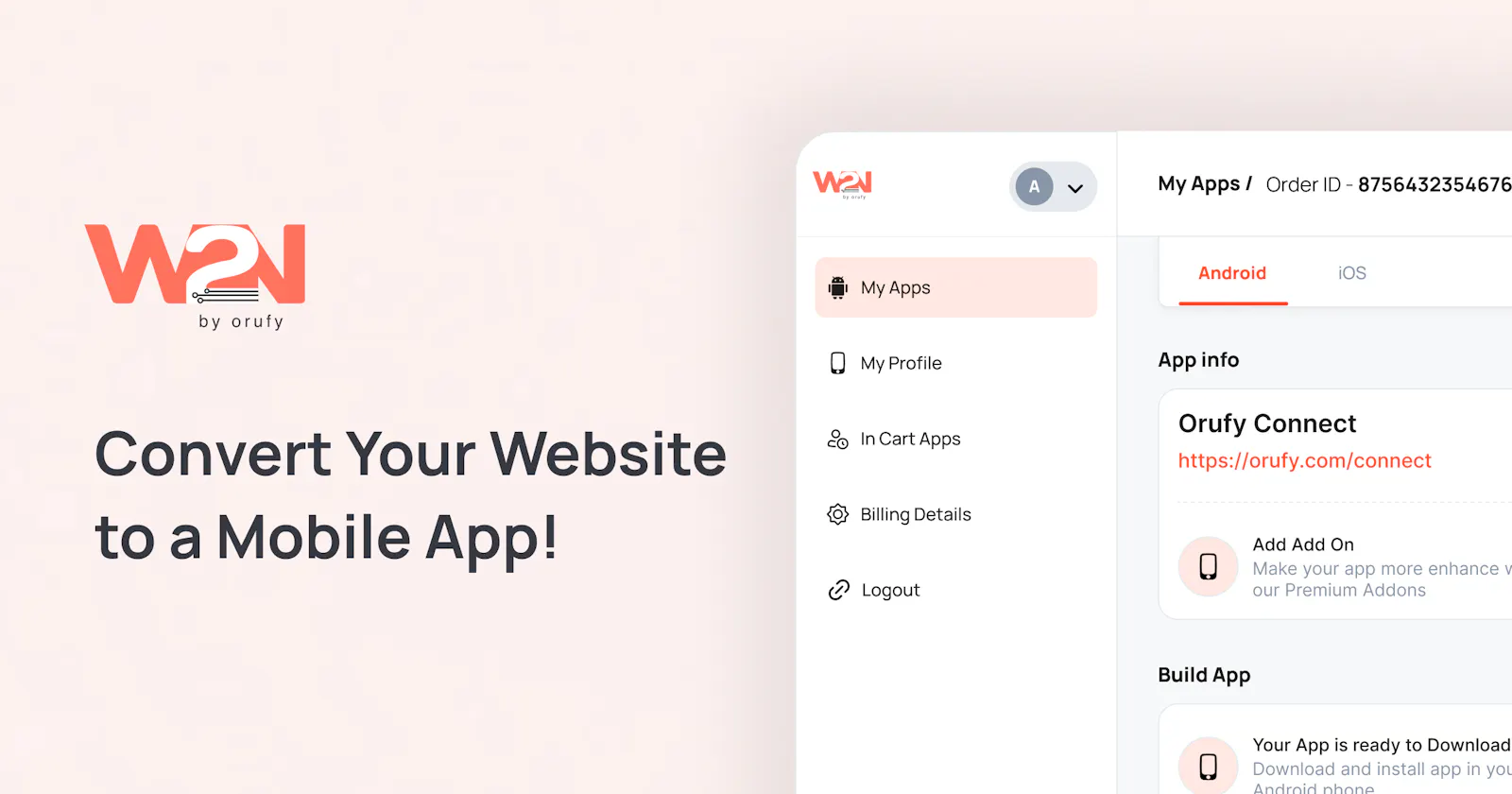 Webtonative screenshot 1