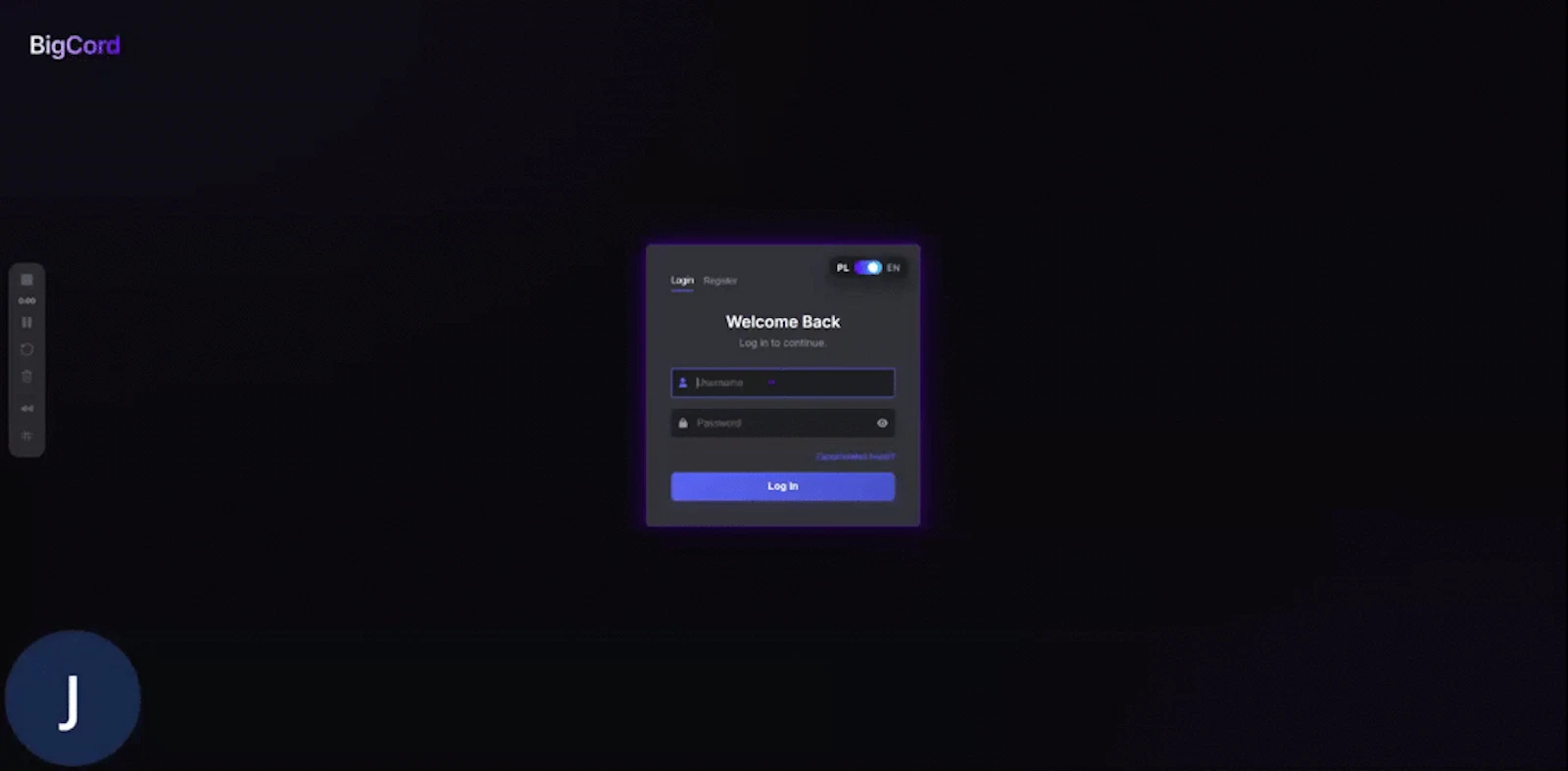 BigCord screenshot 1 (video preview)
