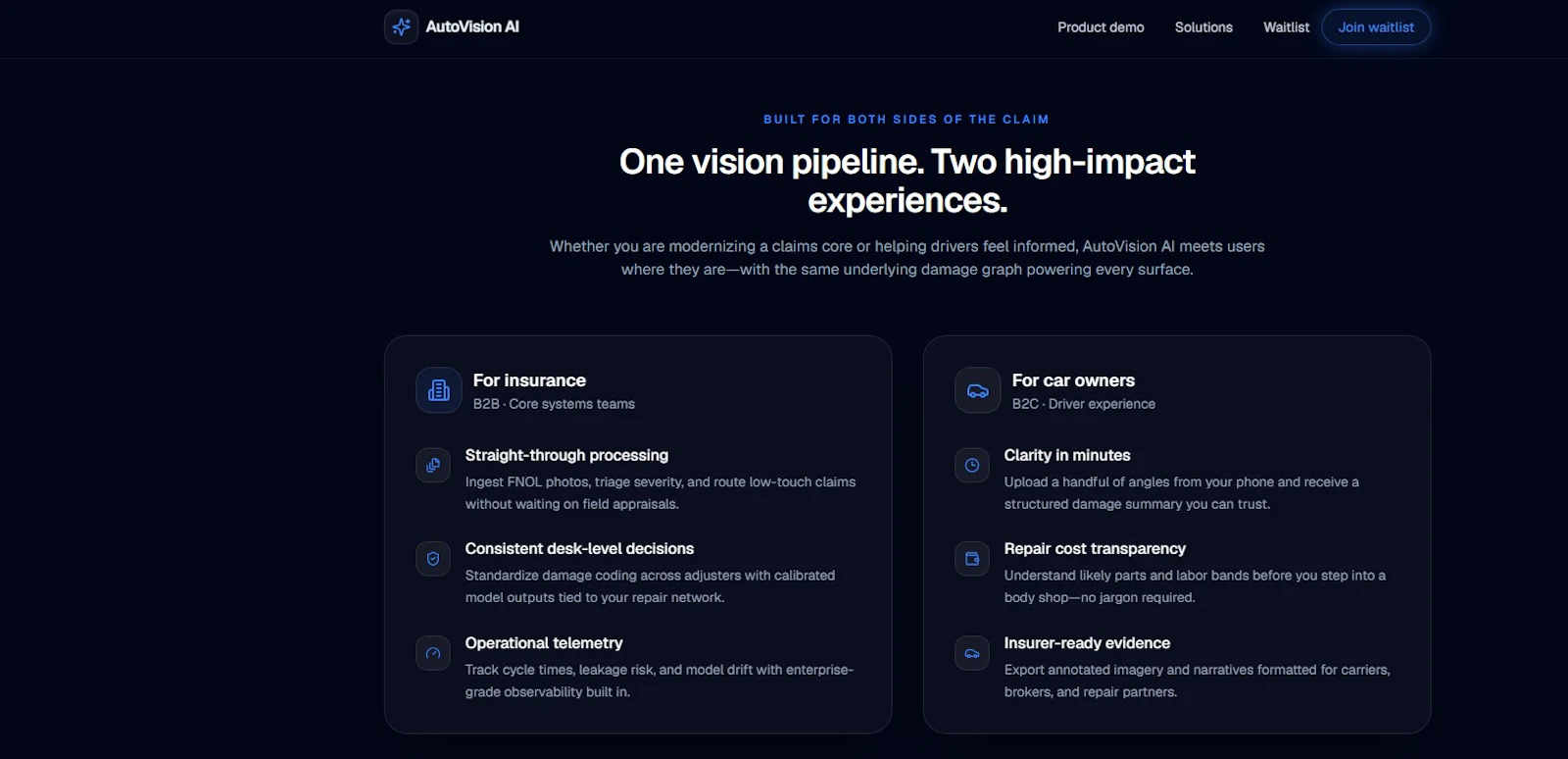 AutoVision AI-Vehicle Damage Assessment screenshot 3