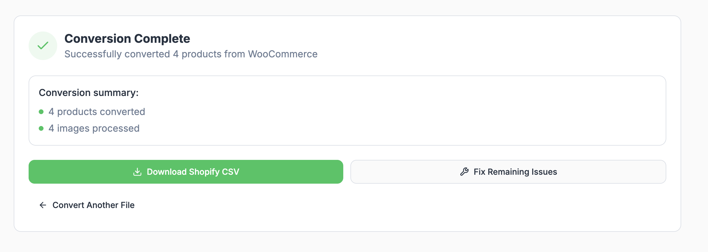 CSV Fixer for Shopify - Screenshot 4 showing product features and functionality
