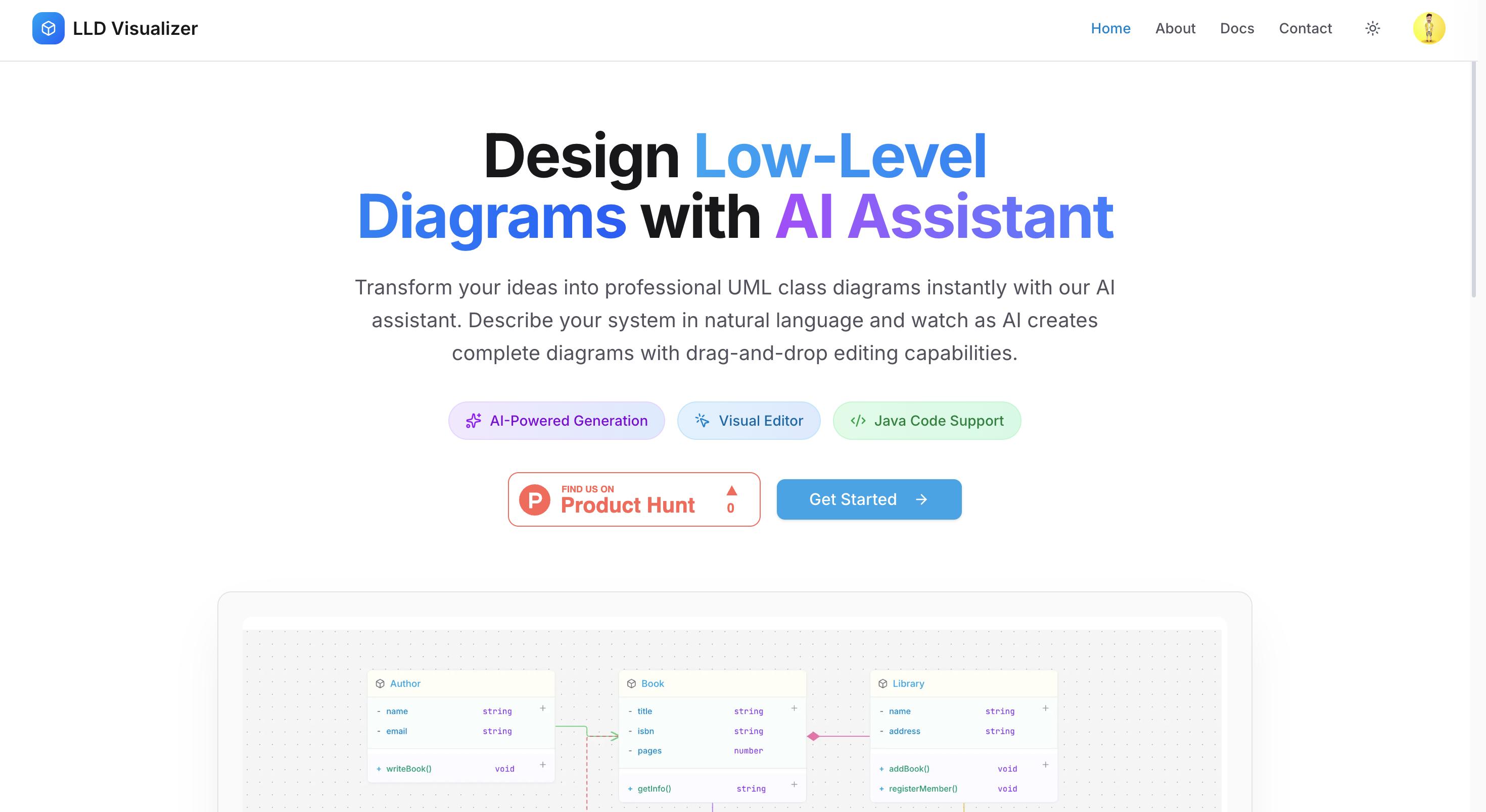 LLD Visualizer - Main product screenshot demonstrating key features and user interface