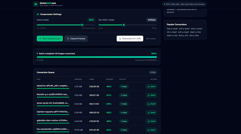 DeviceWebP screenshot 3
