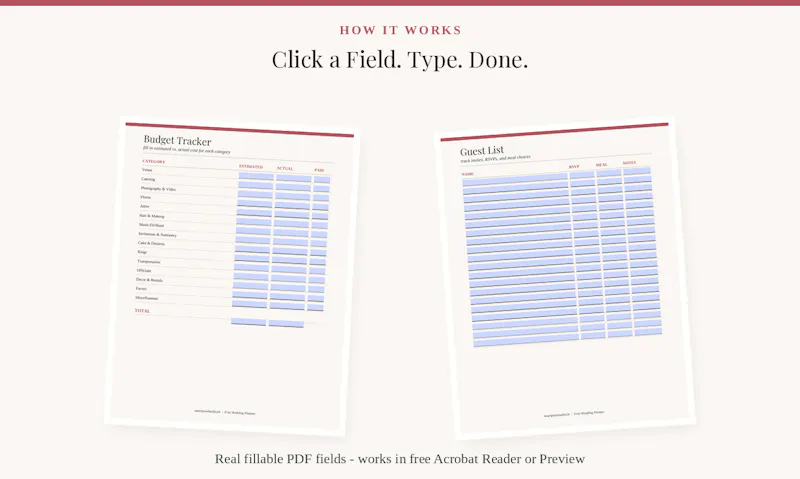 Free Wedding Planner screenshot 3