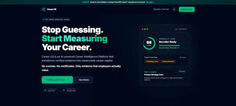 Career OS screenshot 1