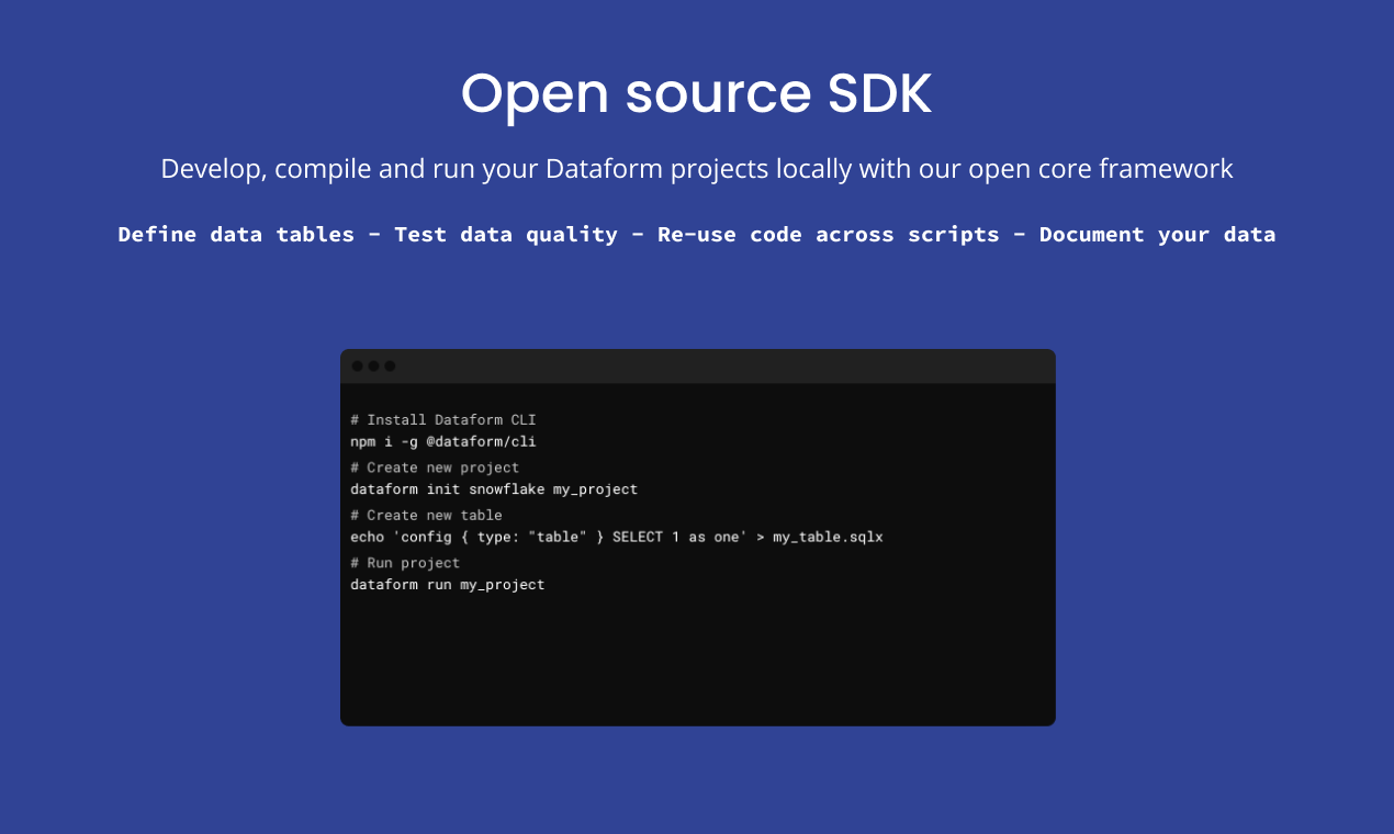 Dataform gallery image