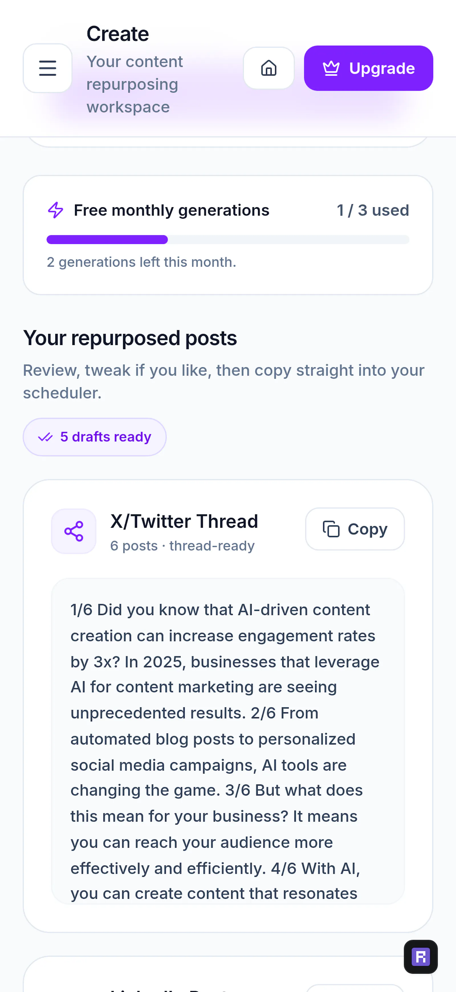 Repurpose screenshot 7