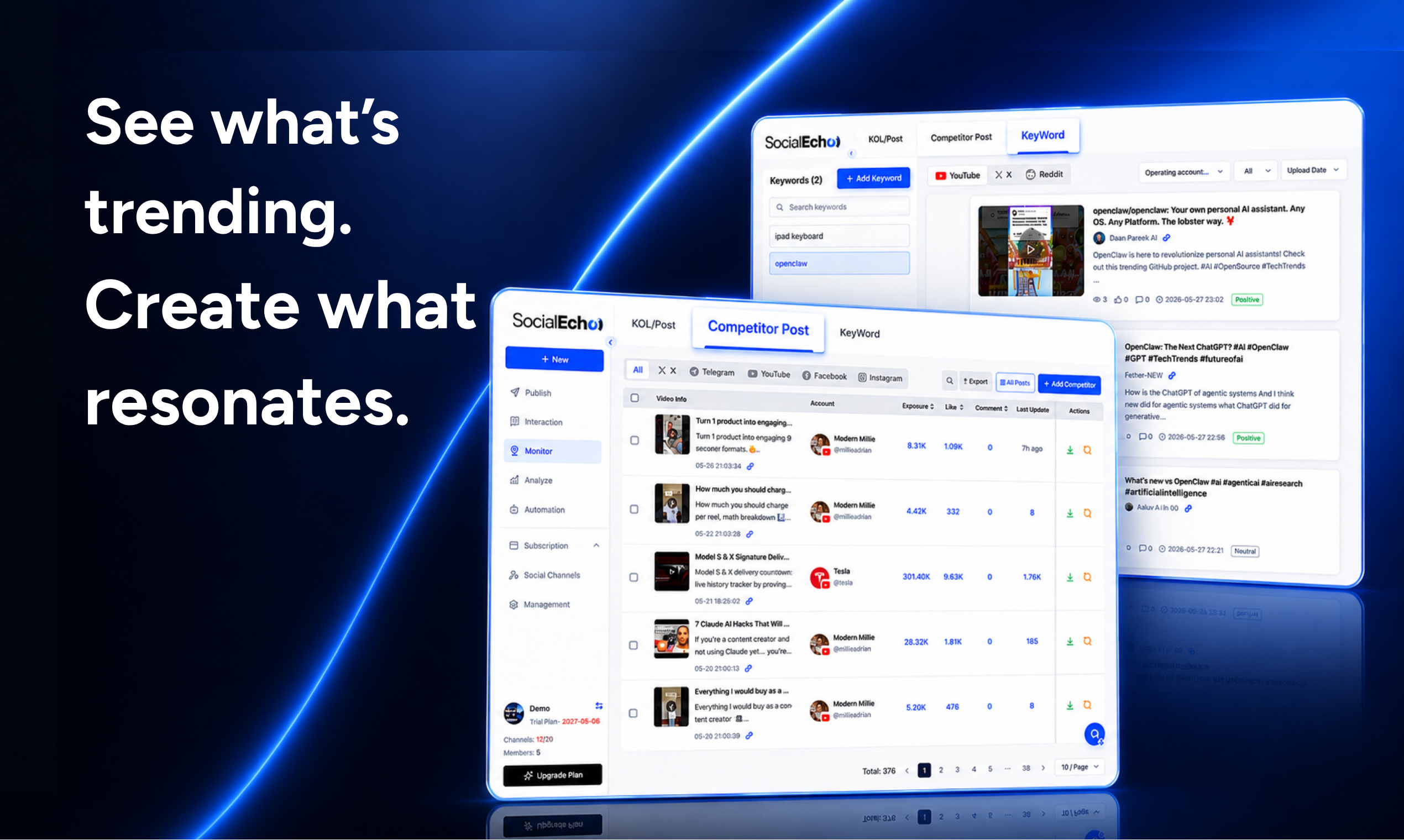 SocialEcho 2.0 gallery image