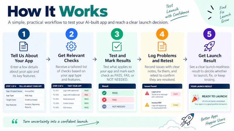 AI-Built App Launch Checker screenshot 2