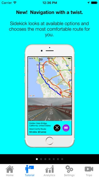 Sidekick - All-in-One Driving Assistant (Dashcam, Navigation, Drivers Intercom, Trip Log, Predictive Alerts)