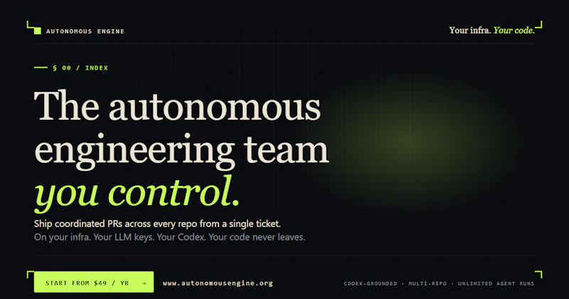 Autonomous Engine screenshot 1