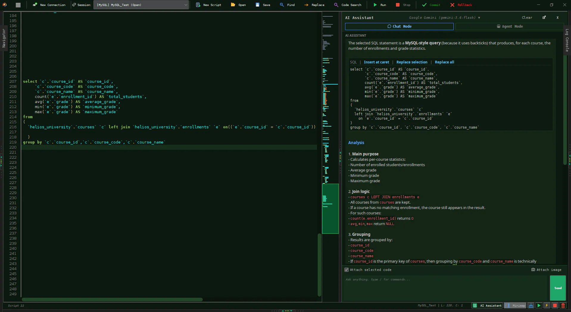 Helios SQL Studio gallery image