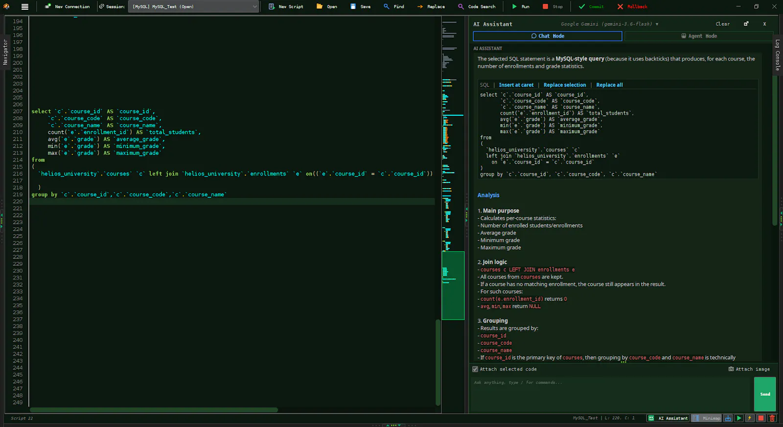 Helios SQL Studio screenshot 8