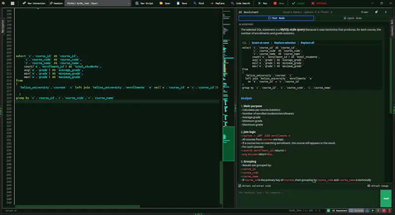Helios SQL Studio screenshot 8