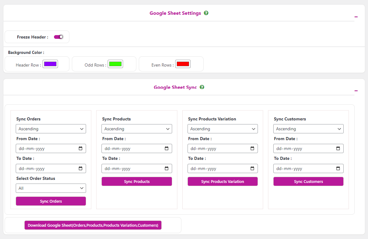 Google Sheet Connector for WooCommerce media 9