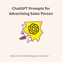 Prompts for Advertising Sales Person gallery image