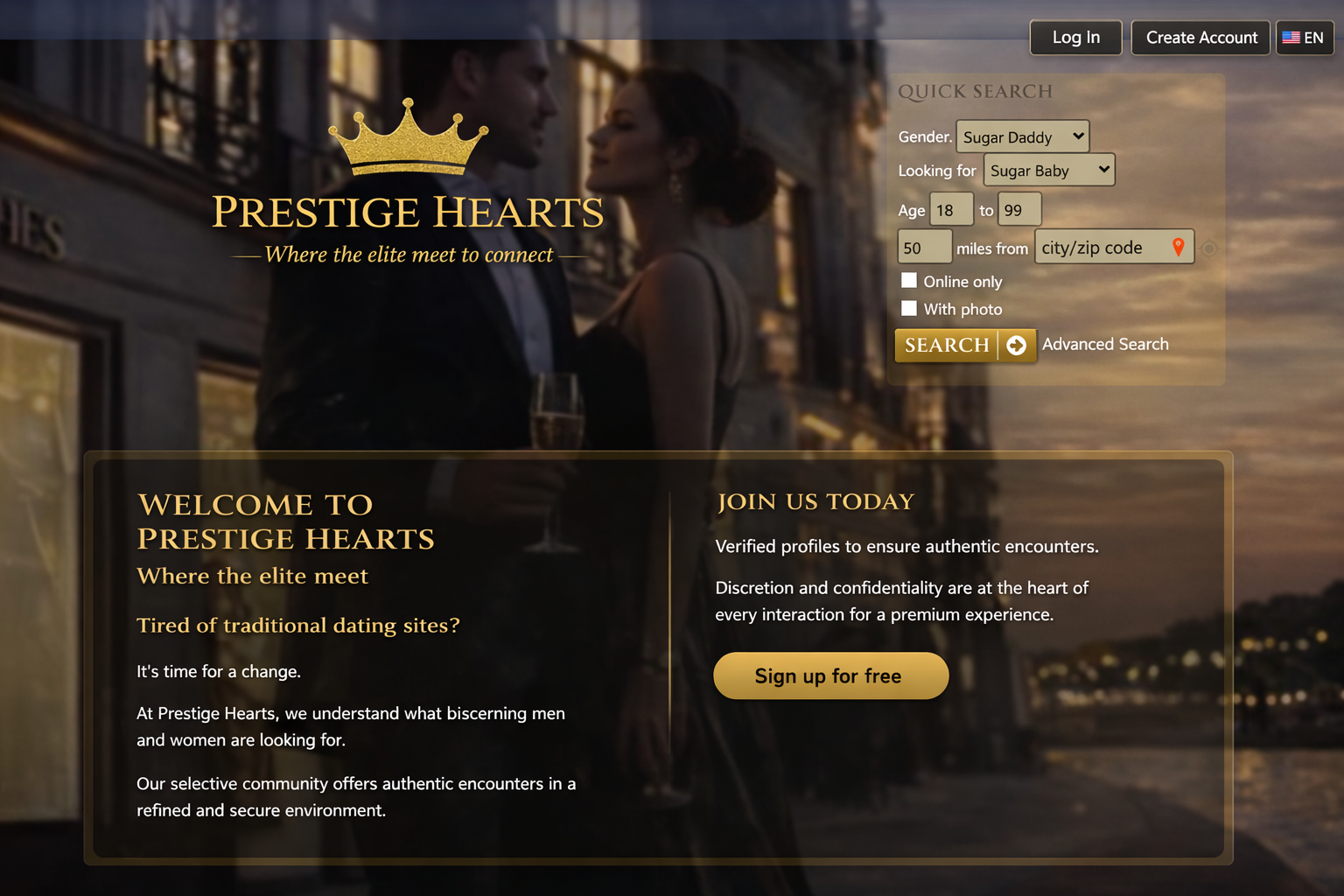 Prestige Hearts - Main product screenshot demonstrating key features and user interface