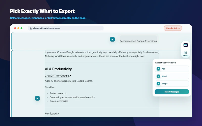 ChatVault AI screenshot 2