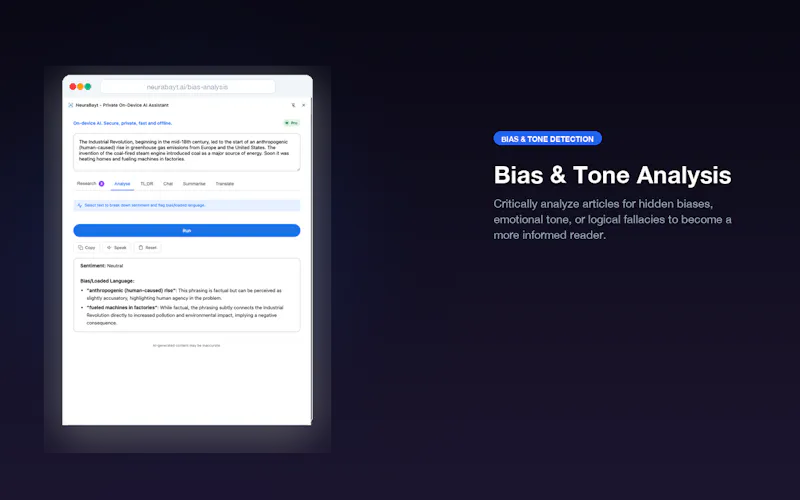 NeuraBayt Private On-Device AI Assistant screenshot 5
