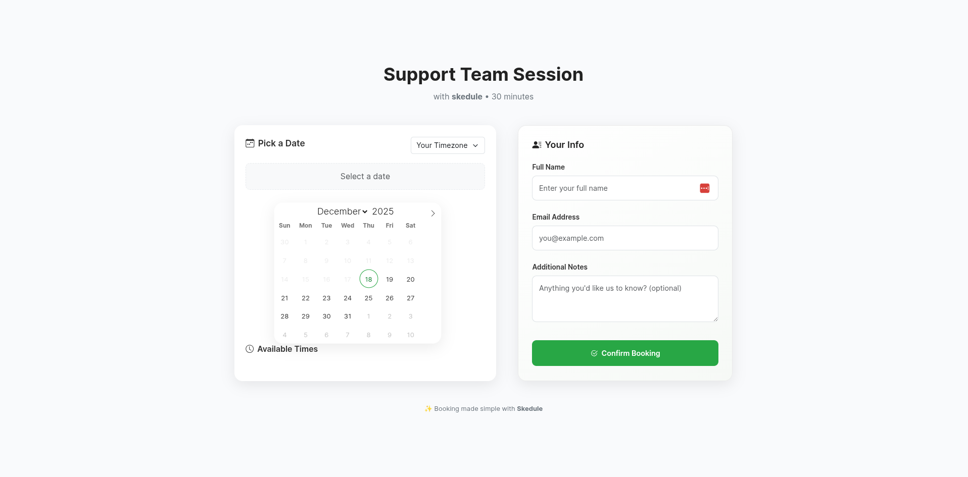 SkeduleApp Official Launch - Main product screenshot demonstrating key features and user interface