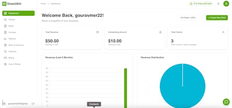 Sheet2bill gallery image