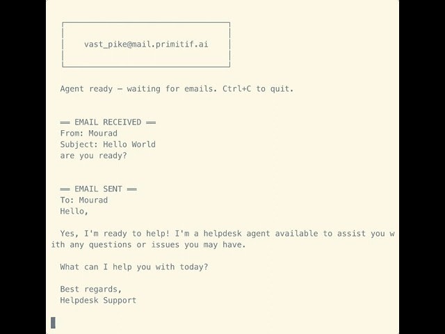 Primitif: Mail & Approval for AI Agents gallery image