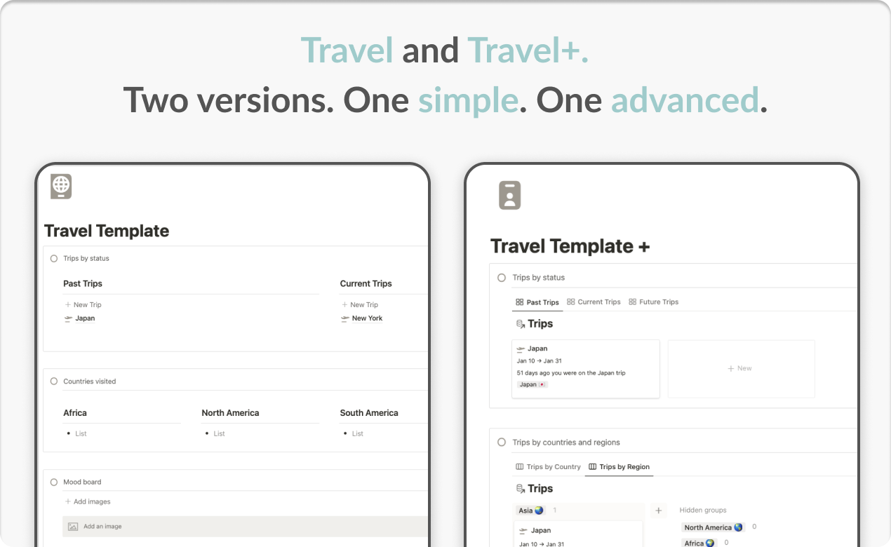 Notion Travel Dashboard media 6