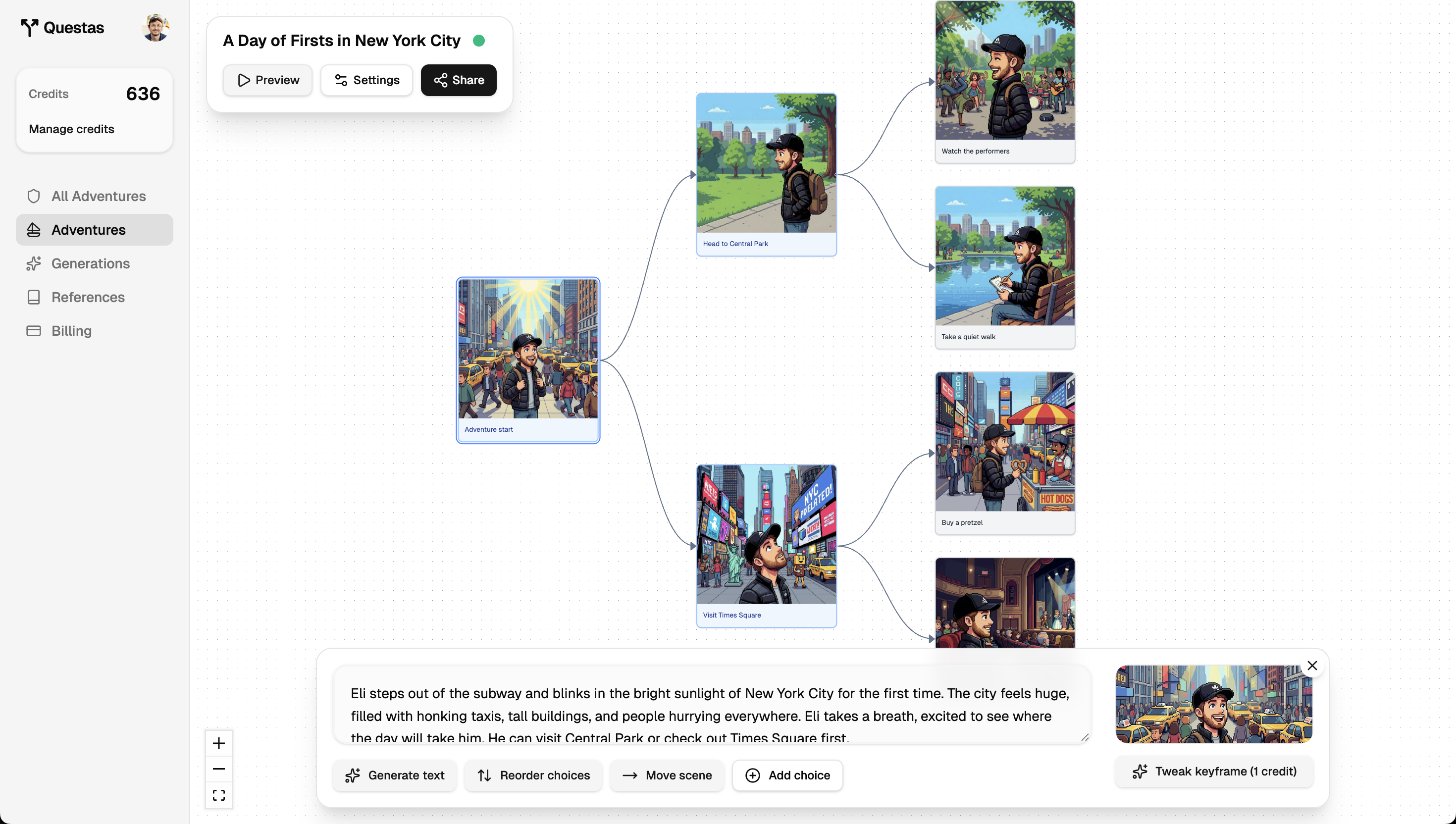 Questas - Main product screenshot demonstrating key features and user interface