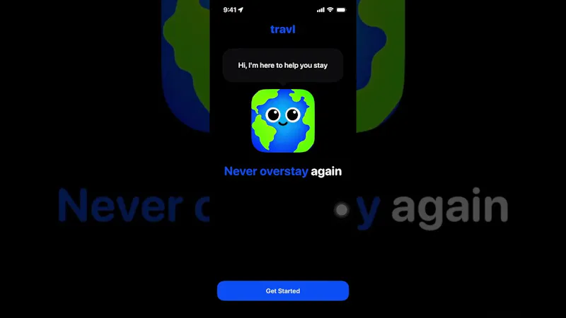 Travl: Country Days Tracker screenshot 1 (video preview)