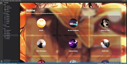 VS Code Developer Portfolio gallery image