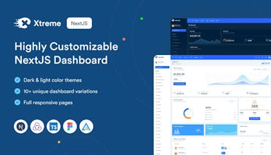 Next.JS Dashboard Templates & Themes gallery image