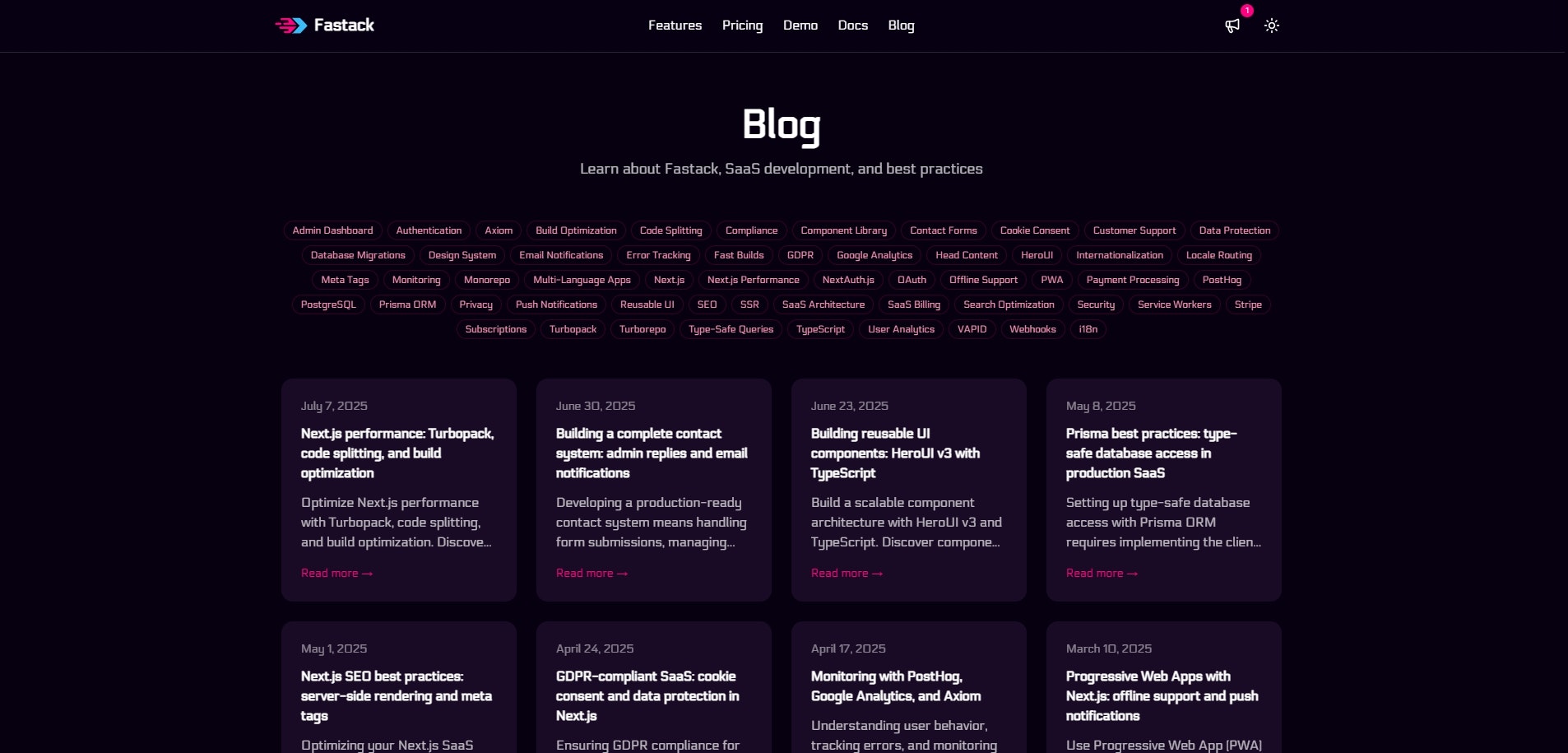 Fastack - Screenshot 2 showing product features and functionality