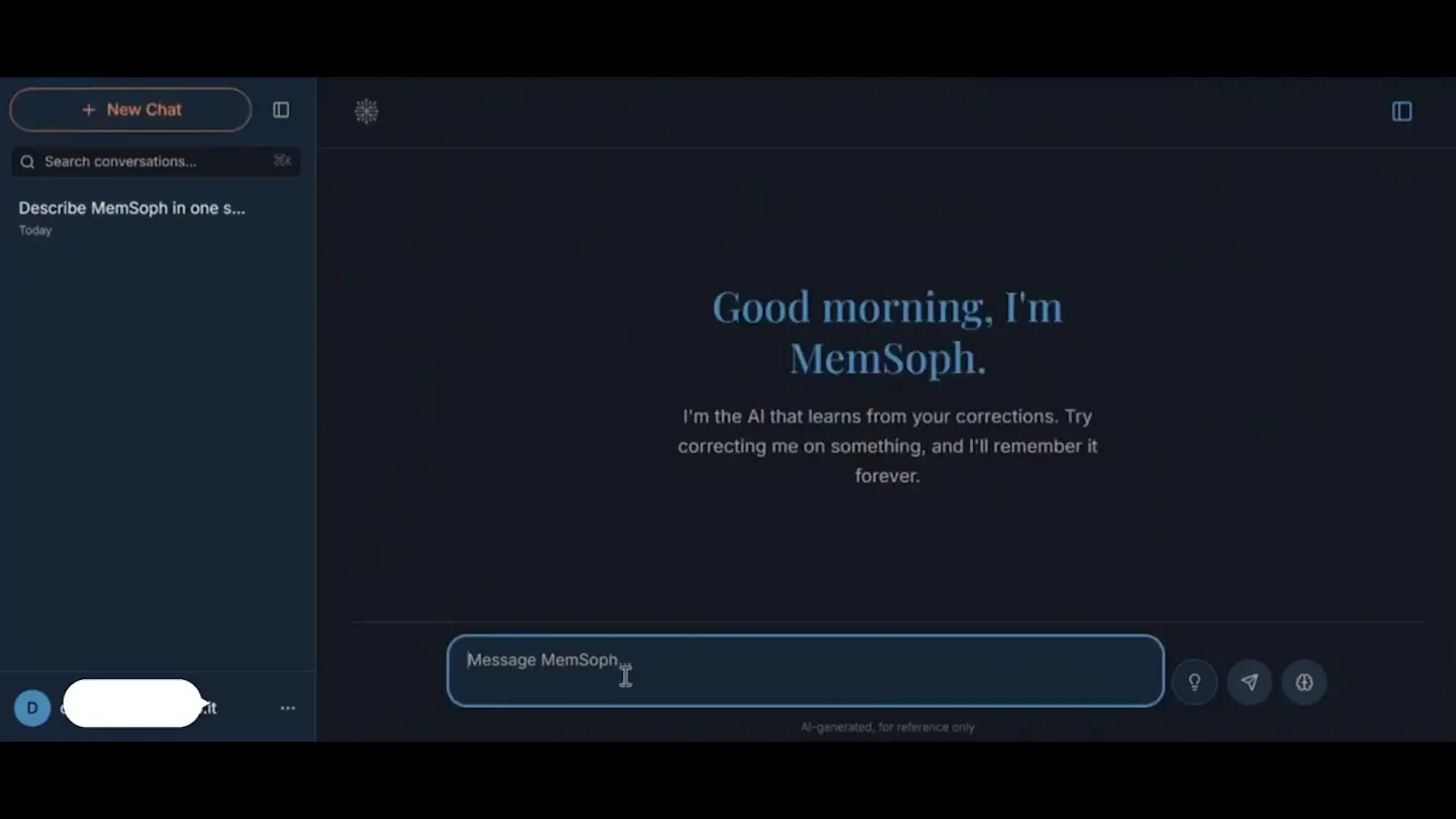 MemSoph screenshot 1 (video preview)