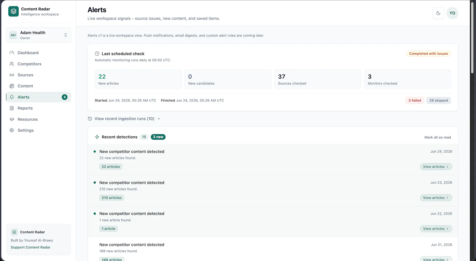 Content Radar screenshot 5
