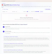 Read PDF Aloud Online Free gallery image