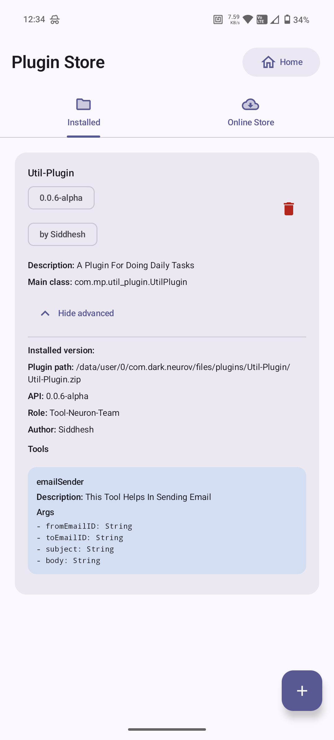 ToolNeuron - Screenshot 5 showing product features and functionality