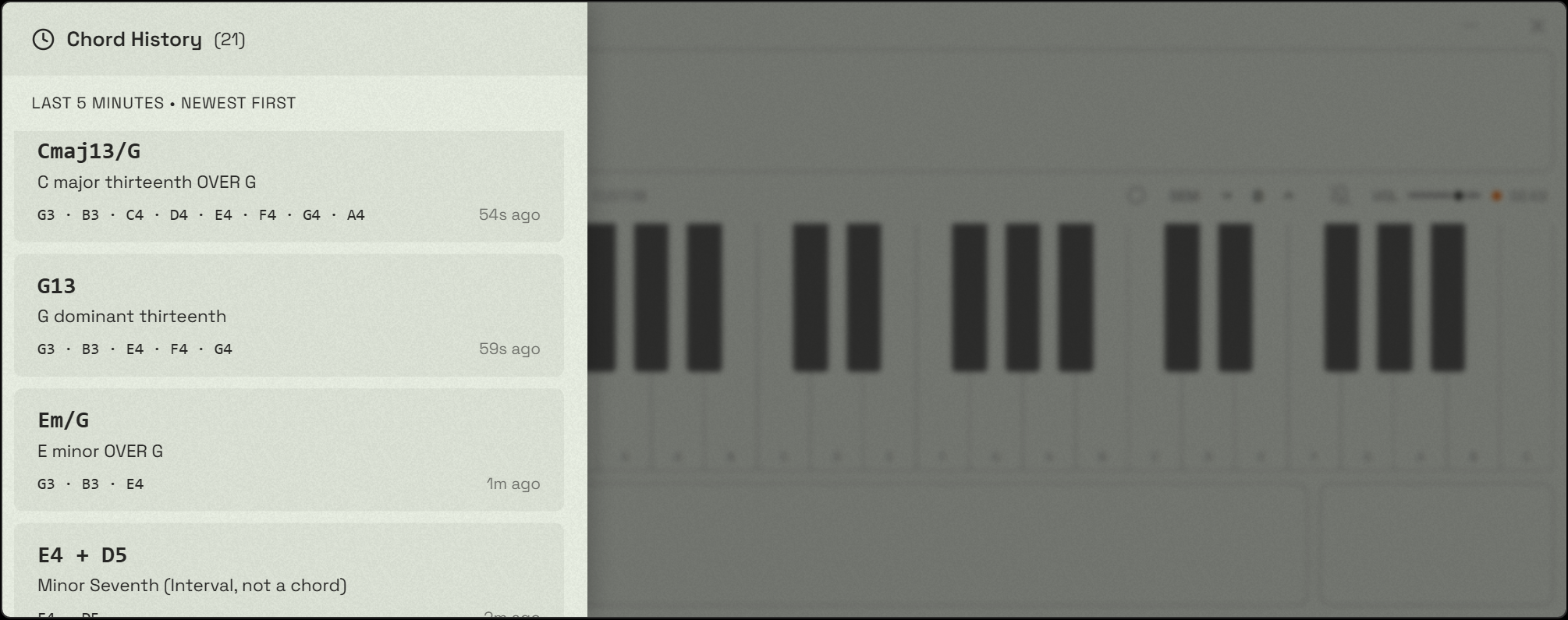 Chord Identifier gallery image