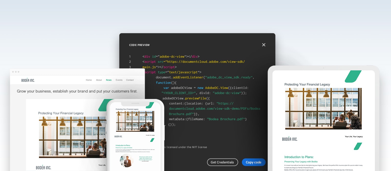 Adobe Document Cloud View SDK gallery image