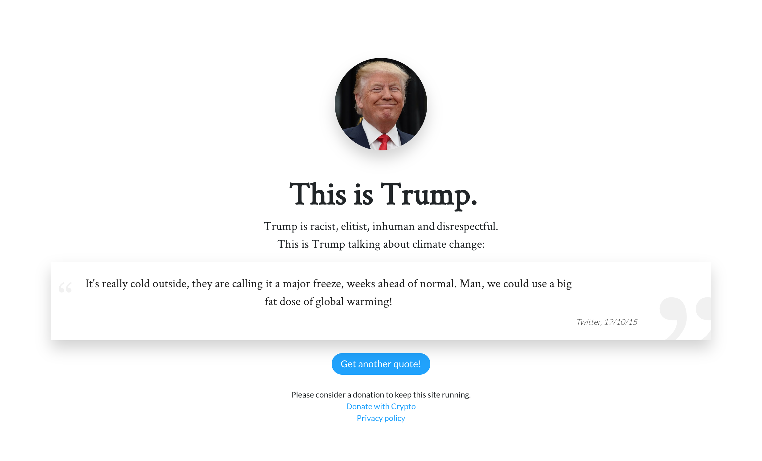 This is Trump. gallery image