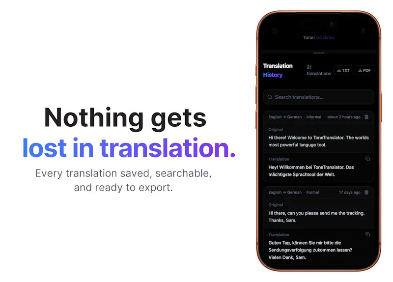 ToneTranslator screenshot 5