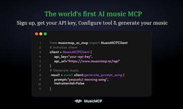 World's First AI Music MCP gallery image