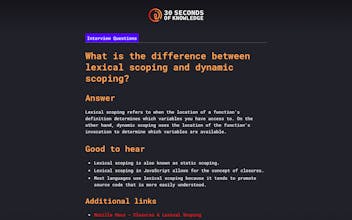 30 Seconds of Knowledge gallery image